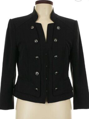 White House Black Market Military Style Blazer